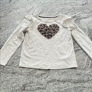 Long Sleeve Heart Shape Top l S (5/6)